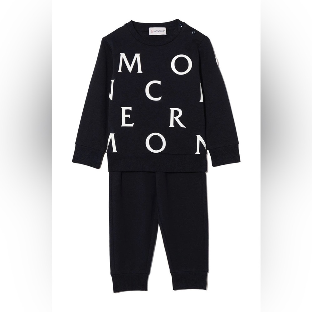MONCLER ENFANT‎ Kids Tracksuit Set in Size 18/24 months Navy/White